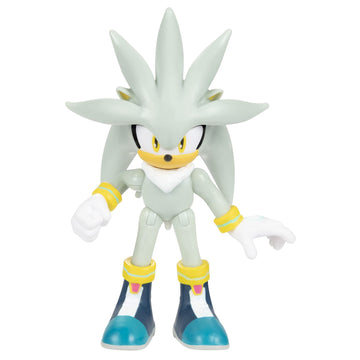 Sonic The Hedgehog Modern Silver 2.5-Inch Action Figure Collectible Toy - Perfect for Fans and Collectors