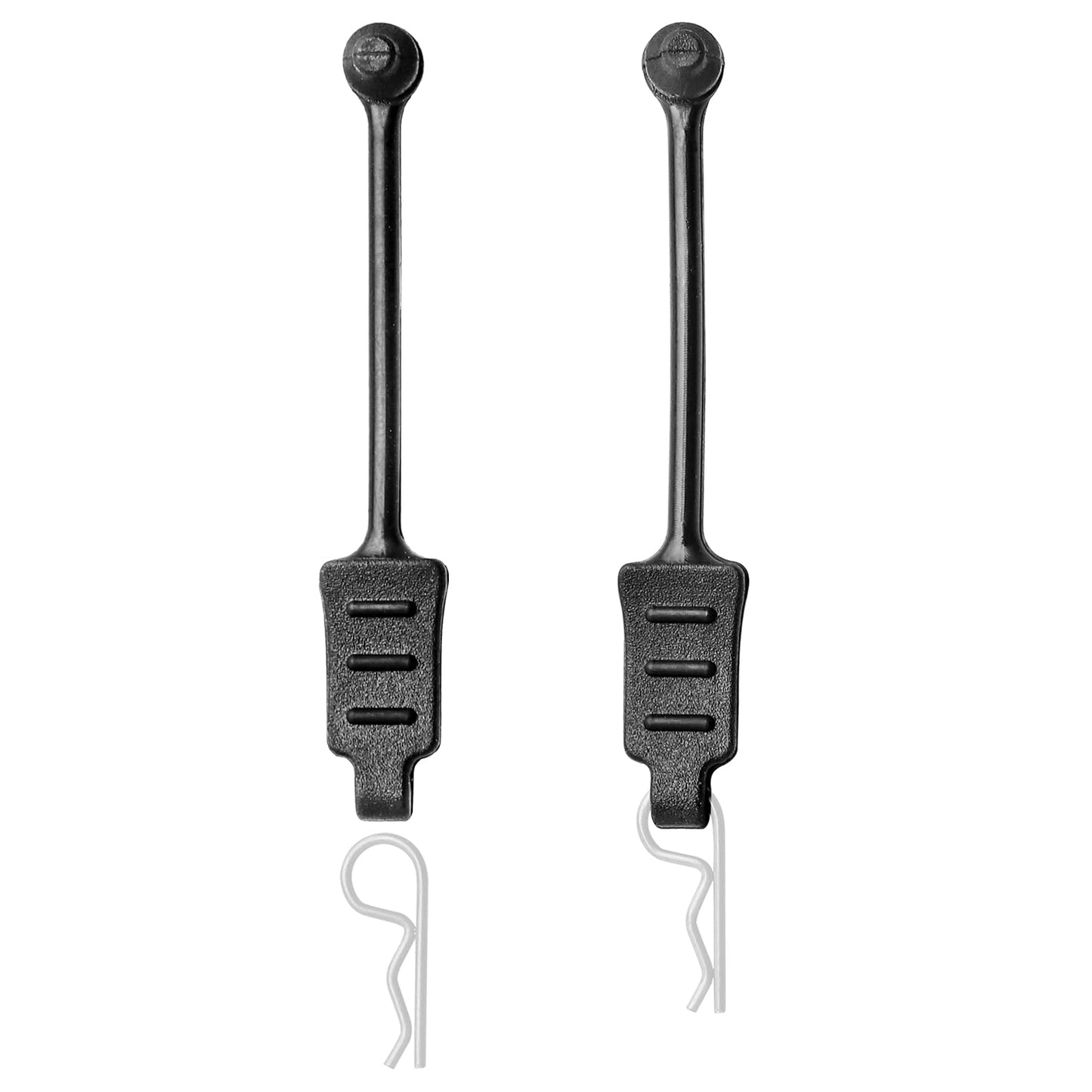 Hobbypark 20Pcs Rc Rubber Retainer Pull Tabs For 1/18 1/24 Rc Car Body Clips (Fit 0.7Mm 1.0Mm Rod)