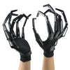Magoog Halloween Articulated Fingers With Gloves,Articulated Finger Extensions,Scary Skeleton Bone Claw Hand,3D Printed Novelty