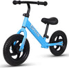 Birtech Balance Bike, 12" No Pedal Toddler Bicycle, Adjustable Seat, Airless Tire, Light Blue, Model BT2003