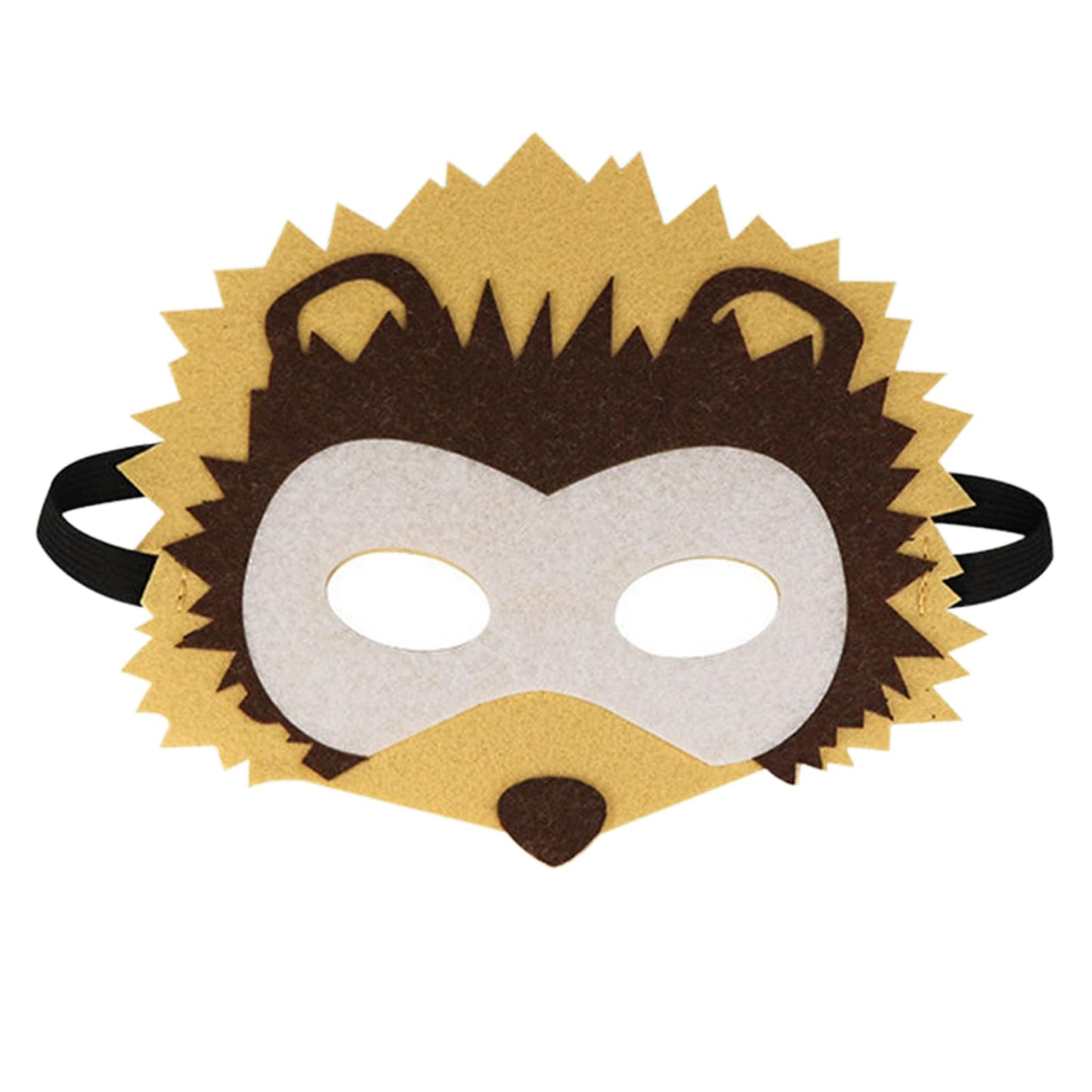 Jtnohx Felt Animal Masks, 10 Pcs Halloween Mask, Animal Costume For Birthday Party Supplies (Hedgehogs Mask)