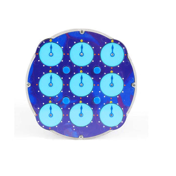 CuberSpeed Magnetic Clock Puzzle - Blue, Model CB20200722003, Kids Game Toy