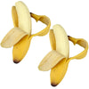 Funnysquee 2 Pack Banana Squishies Stress Relief Soft Scented Simulation Bananas Fruit Toys Cute Birthday Gift Novelty Toy For Kids (2 Pack Yellow Bananas)