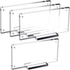 Chunful 3 Pcs Dollar Bill Holder Acrylic Display Dollar Case Currency Ticket Protector Paper Money Frame for Bill Collectors Col