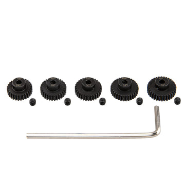5Pack ShareGoo Steel 48P 3.175mm Pinion Gear Sets 28T 29T 30T 31T 32T fit 3.175mm (1/8-Inch) Shaft Compatible with Arrma HPI Kyo