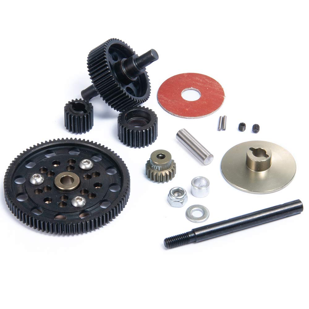Heavy Duty Steel Transmission Straight Gear Set For 1/10 Axial Scx10 Rc Model Crawler Car