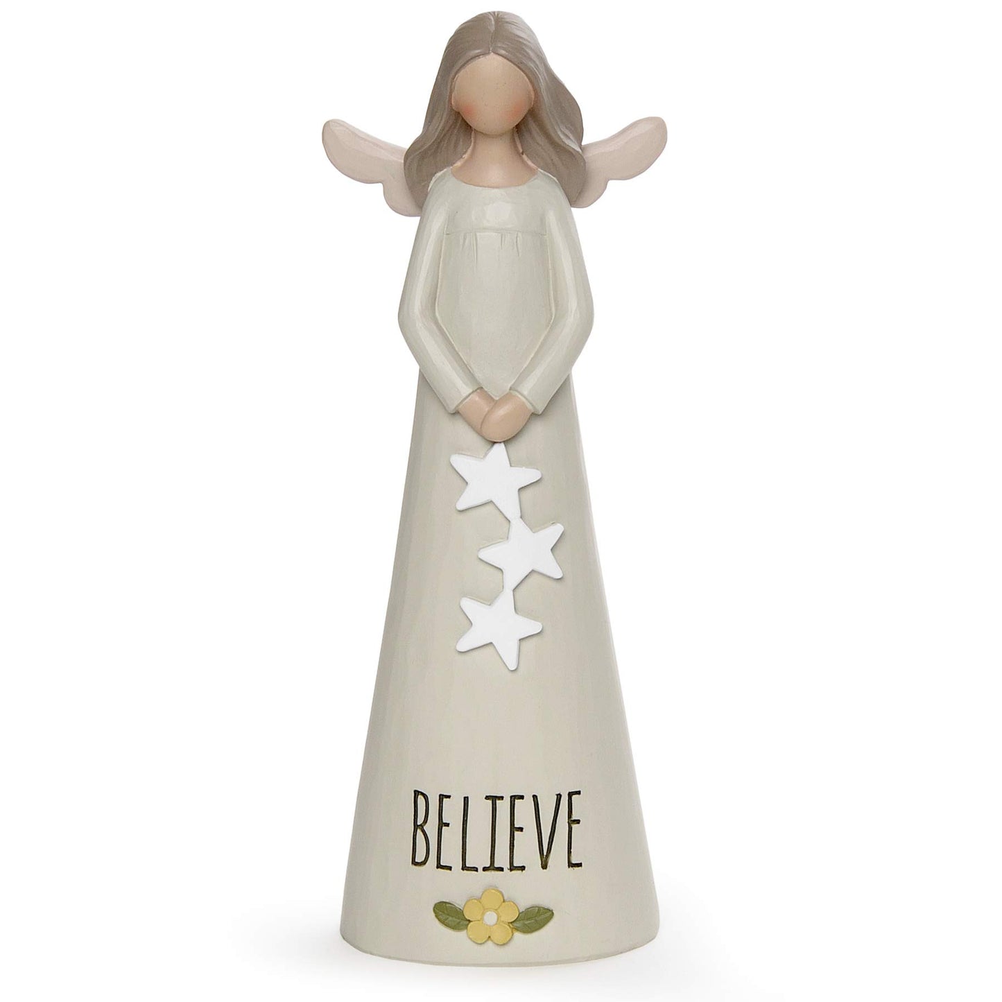 Blossom Bucket 2166-13281 Believe Angel With Stars Figurine