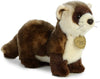 Aurora® 10.5 Realistic Miyoni® Black Footed Ferret Stuffed Animal - Lifelike Detail, Brown Color, Cherished Companionship