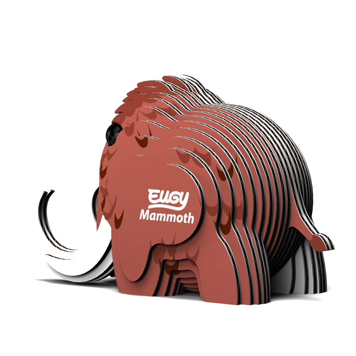 Eugy Mammoth 3D Puzzle, 22 Piece Eco-Friendly Educational Toy Puzzles For Boys, Girls & Kids Ages 6+
