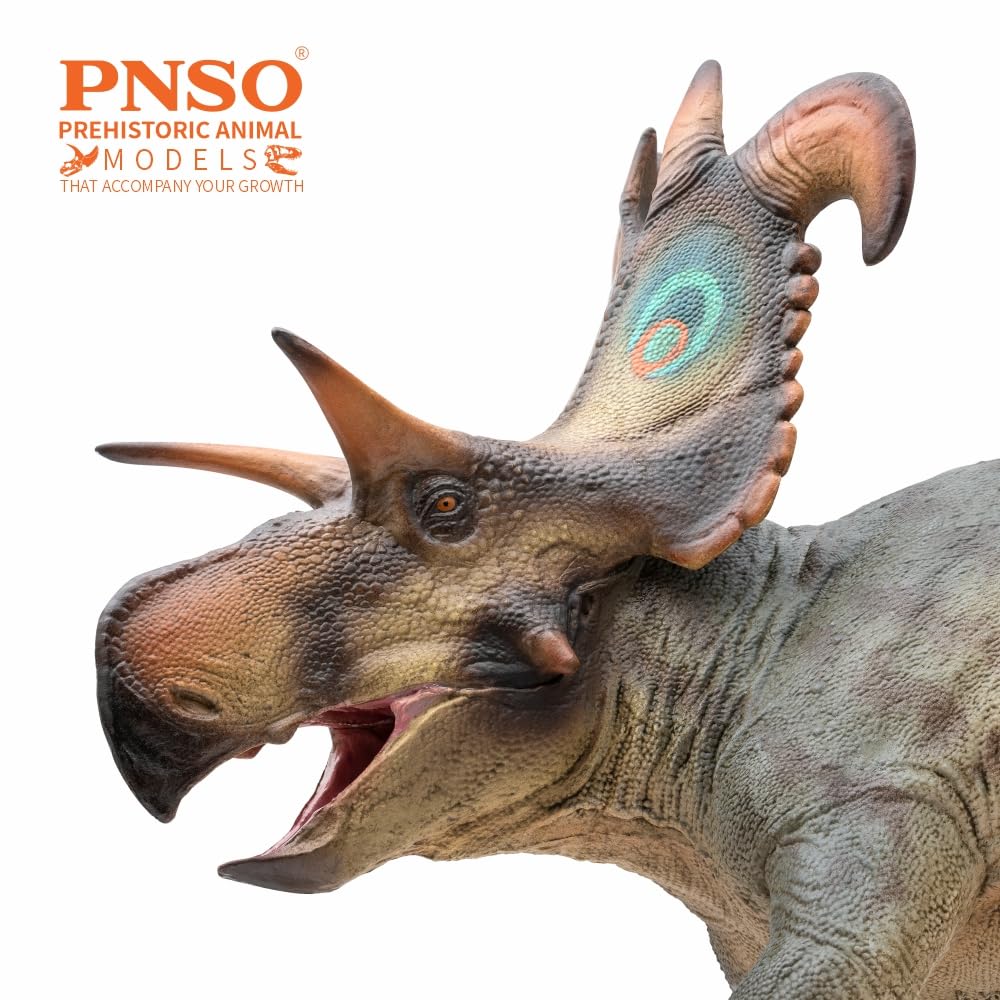 Pnso Prehistoric Dinosaur Models:86 Frederik The Lokiceratops