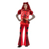 Keaiyouhuo Red Halloween Costume For Girl Rise Red Princess Party Dress Up For Kids
