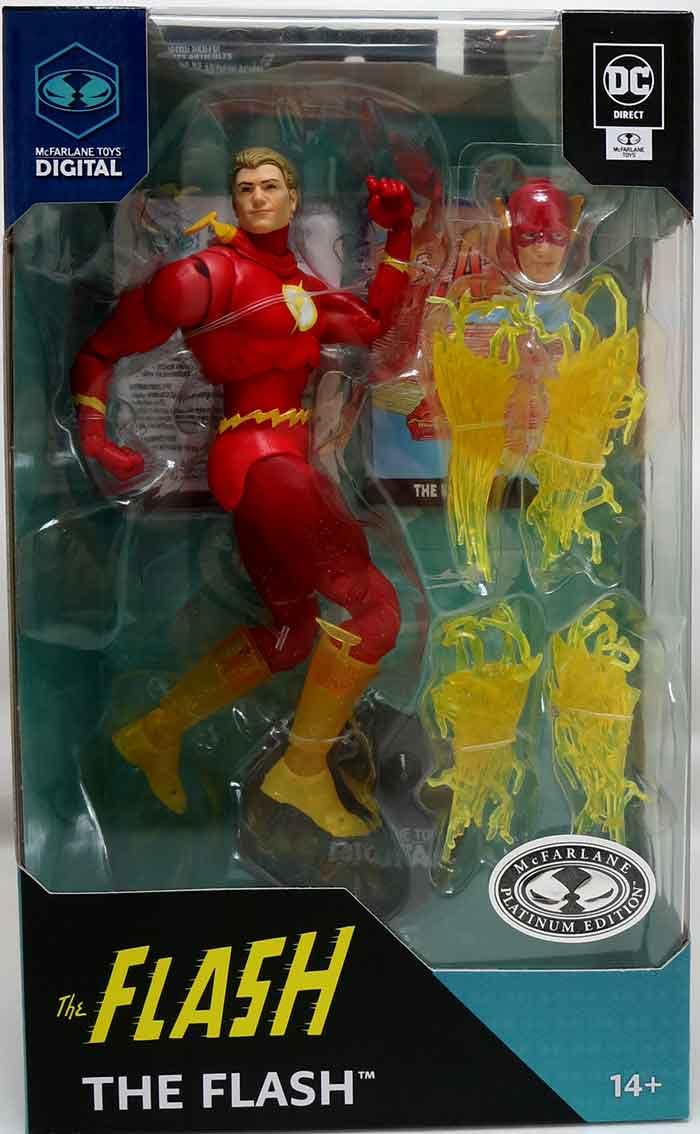 Mcfarlane Toys Dc Direct Digital 7 Inch Action Figure Wave 3 Exclusive - The Flash Platinum