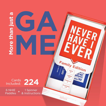 Never Have I Ever Card Game - Family Edition Volume 2, Includes Fun, Engaging Prompts for Interactive Family Game Nights, Vacati