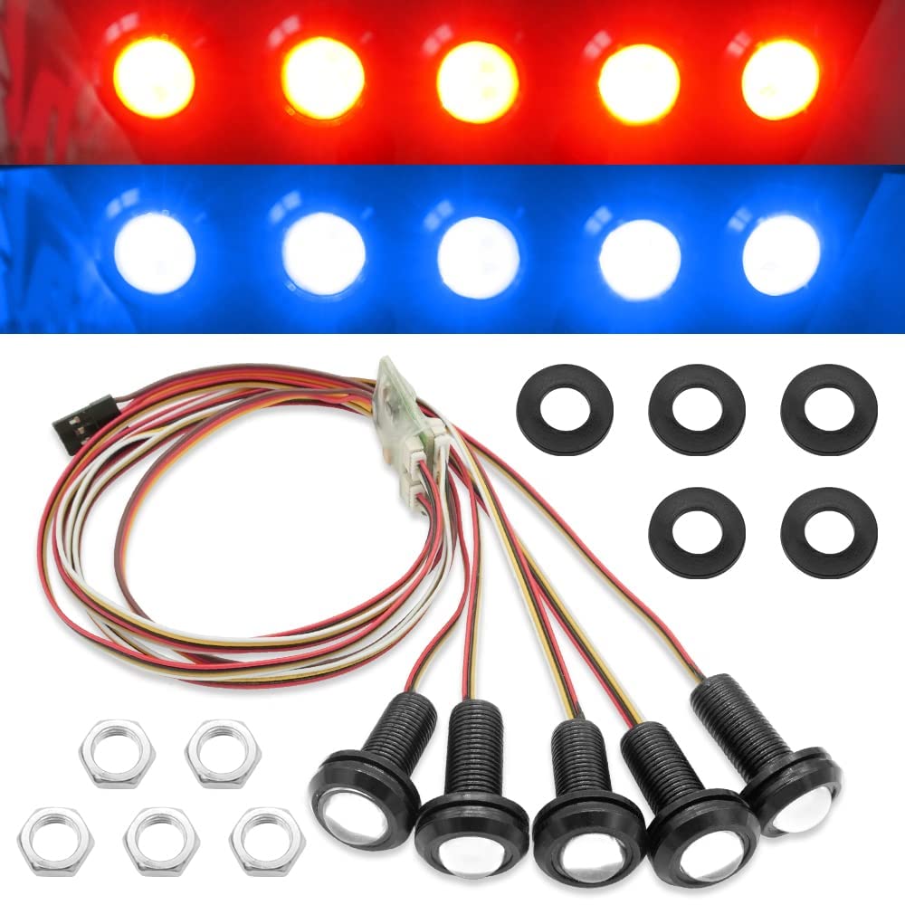 OGRC Light Kit with 10 Modes for Traxxas 1/10 Slash 2WD/ RC Truck (Compatible with Newer Models)