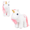 Basic Fun My Little Pony Unicorn & Pegasus Plush - Moondancer, White & Pink, Retro Stuffed Toy for Kids, Ages 3+