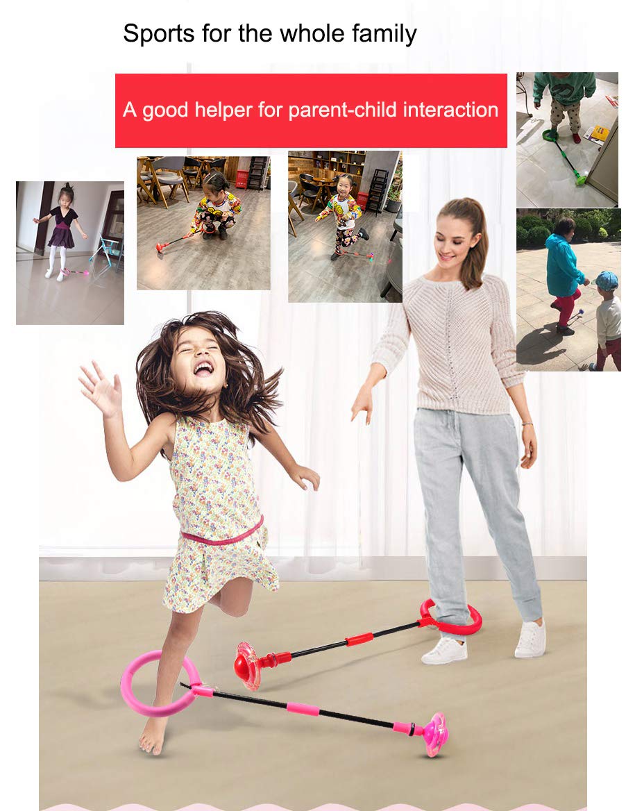 Flashing Jumping Ring Children Colorful Ankle Skip Jump Ropes Sports Swing Ball For Kids Boys Girls Toy