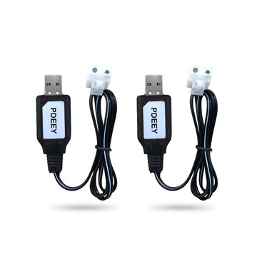 Charger Replacement for Nerf Rival - 9.6V Tamiya Connector RC Car Airsoft NiCd Battery Charging Cable, 2 pcs