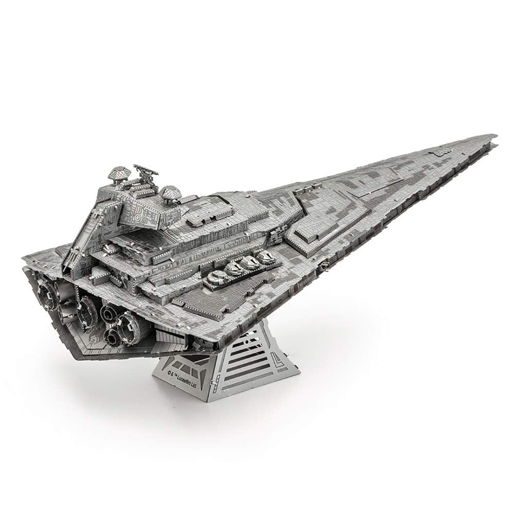 Metal Earth Puzzle 3D Destroyer Imperial Star Wars Metal Jigsaw Puzzles Buildable Model Kits For Adults Challenging Level 6.7 X 9.73 X 7.39 Inches