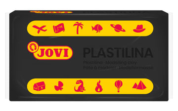 Jovi - Reusable Non-Drying Modeling Clay, 30 Plasticine Bars, 1.75 oz Each, Total of 3.3 lb (Black)