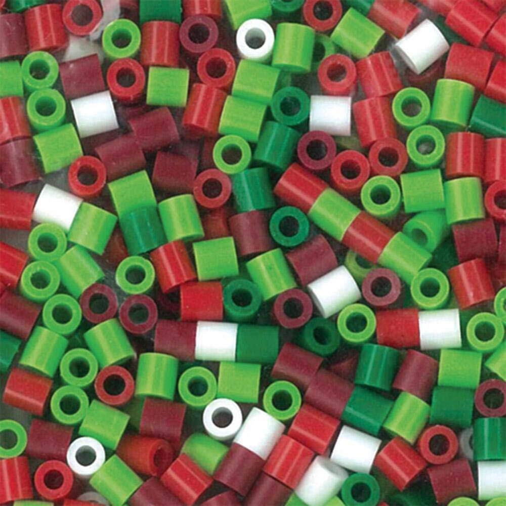Perler Beads Christmas Mix - 1000 Count Small Bag, Paper Material, Model 80-15134