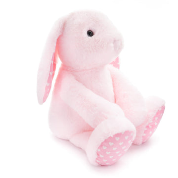 Weigedu Pink Rabbit Bunny Stuffed Animal Plush Toy For Kids, Boys, Girls, Babies - Perfect Birthday, Easter, And Christmas Bedti