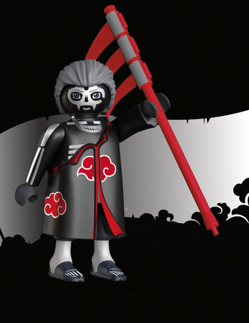 Playmobil Naruto Hidan Action Figure - One Size, Multicolor, Plastic, Model 71106