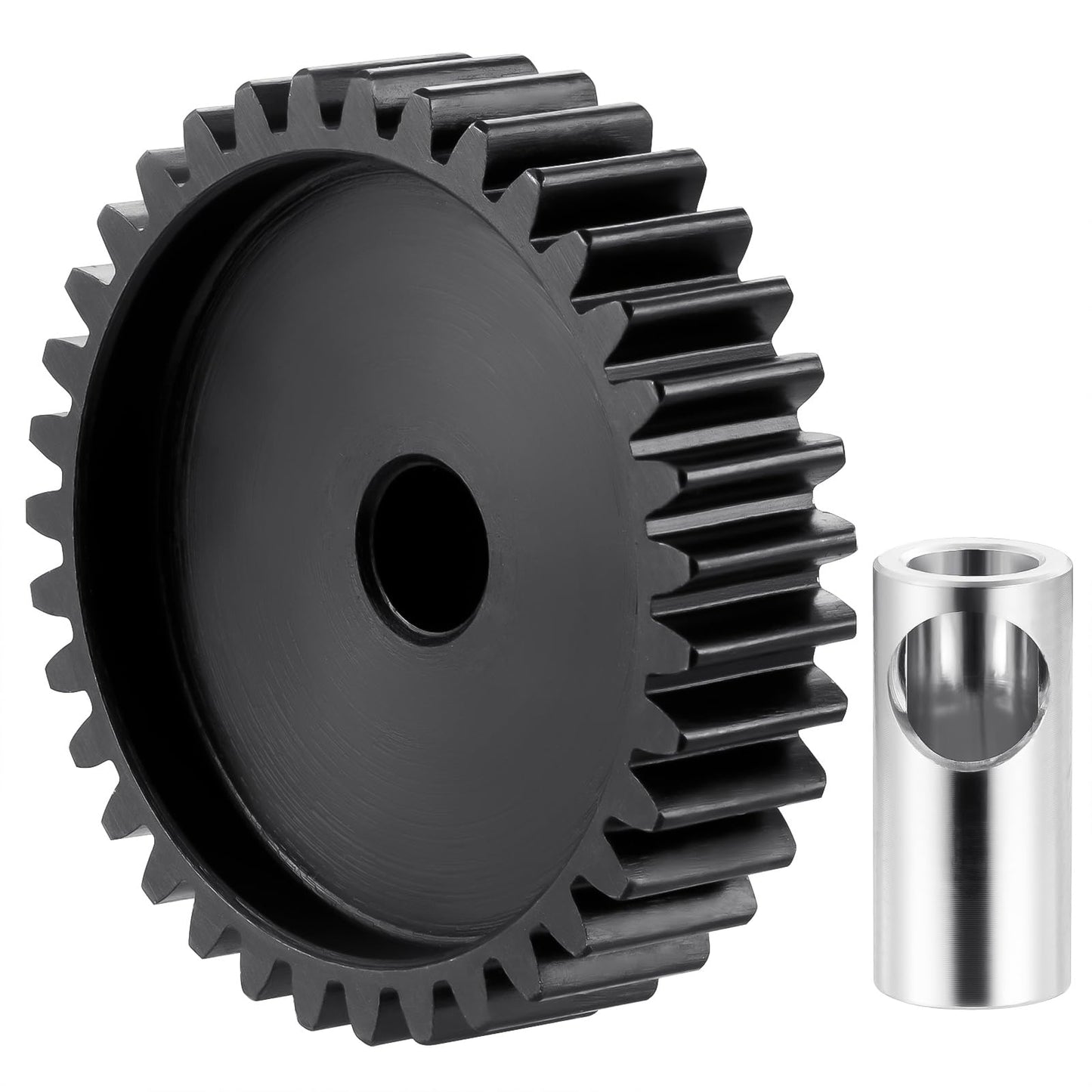 BRKRC Steel 32P 5mm Pinion Gear 25T 26T 28T 29T 30T 31T 32T 33T 34T 35T 36T 37T 38T Motor Gears for 1/10 1/8 RC Car Parts (35T)