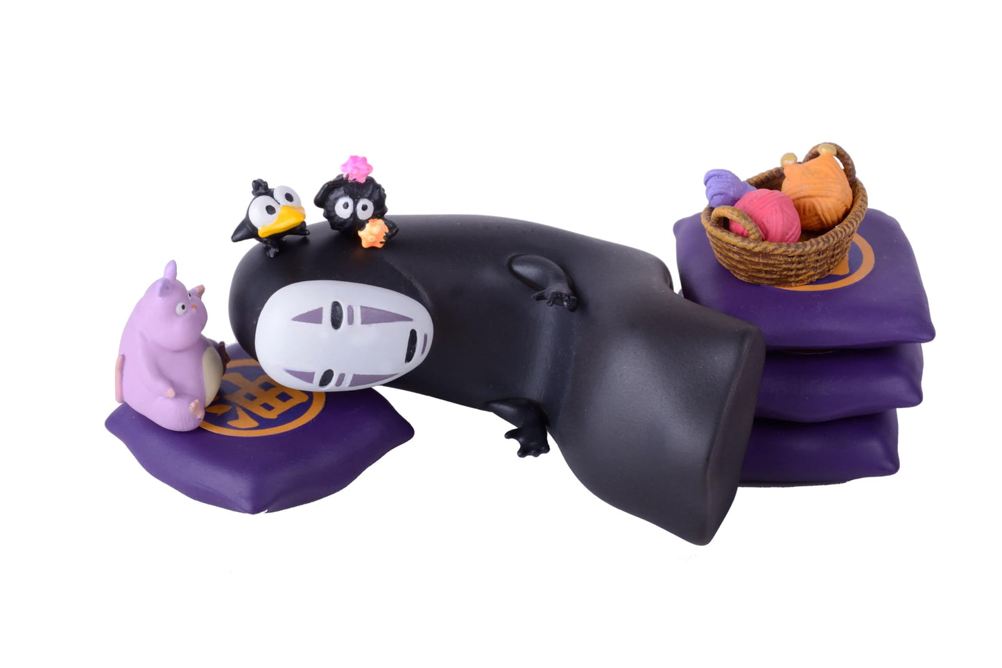 Ensky Spirited Away No Face Stacking Figure - Purple, PVC, Model NOS-72