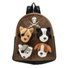Unipak Pirate Dog Backpack - 11" Multicolored Dog Carrier for Pets