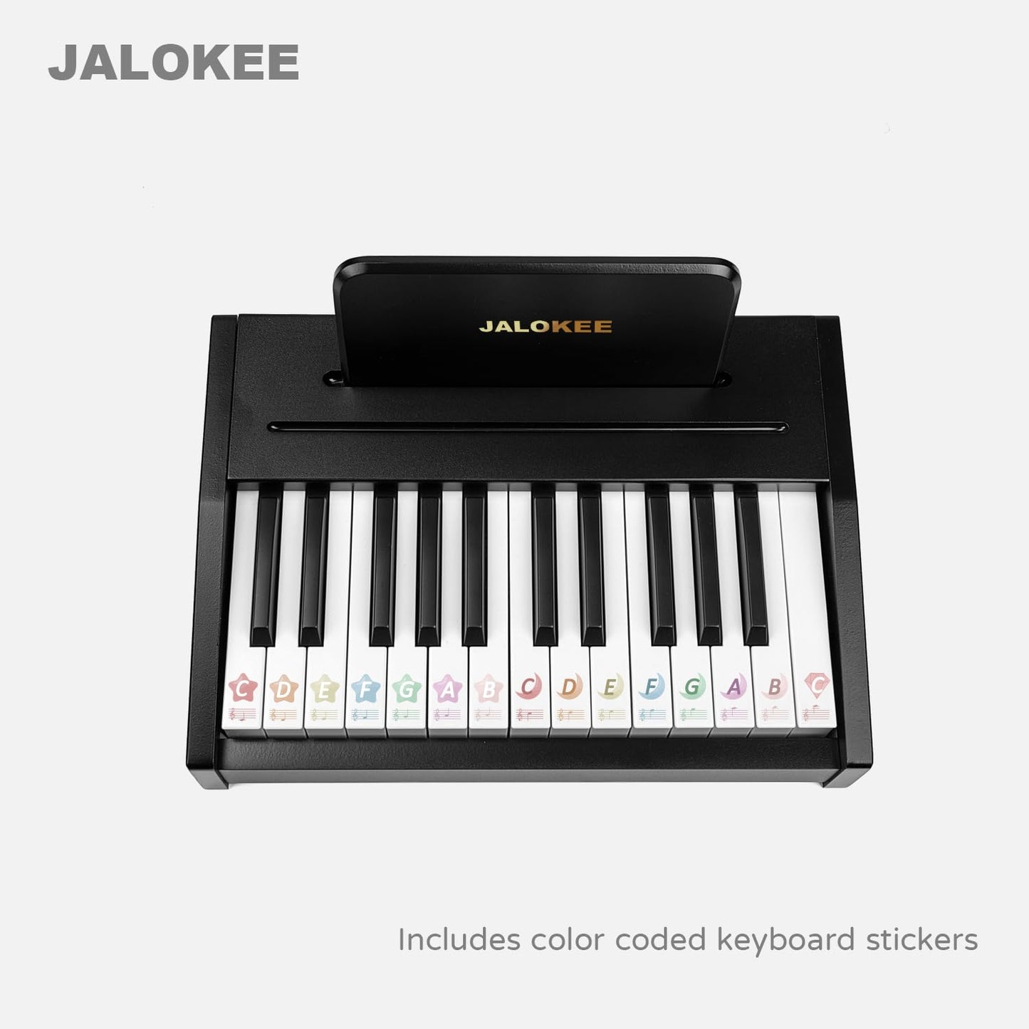 Jalokee Kids Piano Keyboard, 25 Keys Digital Piano For Kids, Mini Music Educational Instrument Toy, Wood Piano For Toddlers Girl