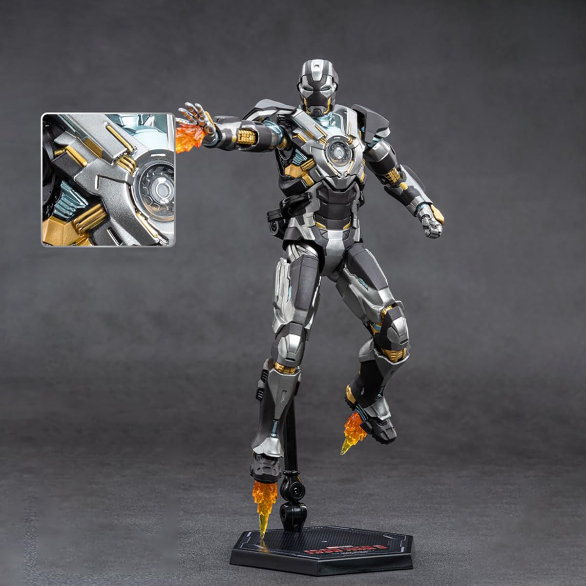 Hiplay Zd Toys 1/10 Iron Man Mk24 Non-Luminous 1906-24 Action Figure