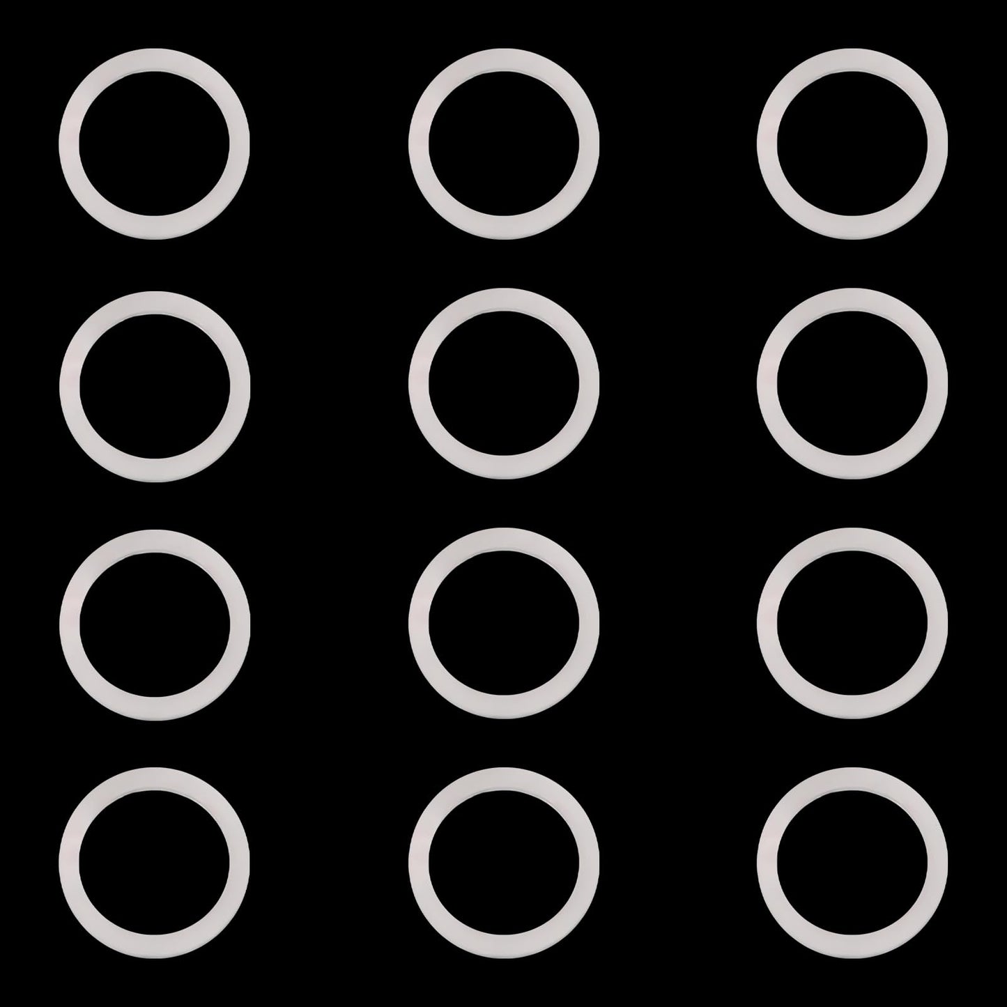 MAGICYOYO Yo-Yo Silicone Response Pads- Clear, Pack of 12 for MAGICYOYO K2 K3