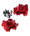 RCMYou Aluminum Gear Box Upgrades Part for 1/8 Sledge 4WD,Front Rear Universal Gear Box Housing, RC Alloy Gearbox Hops up for Sl
