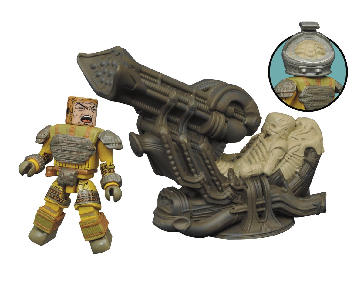 Diamond Select Toys Aliens Space Jockey Deluxe Minimates Set