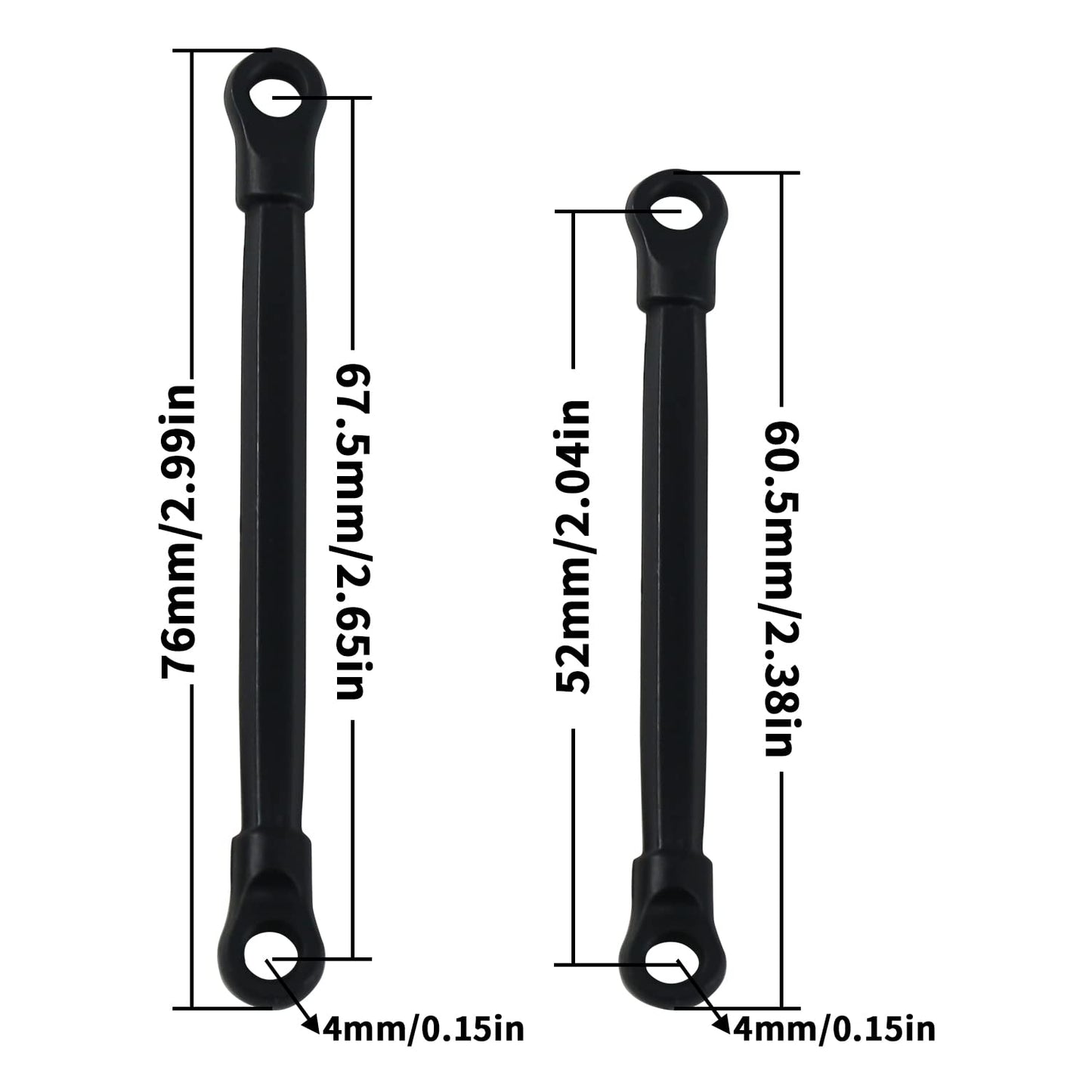 Abendor PX9200-17 PX9200-19 Shock Absorption Connecting Rod Accessories Spare Parts for 1/10 9200 9200E 9205E 9206E RC Cars Truc