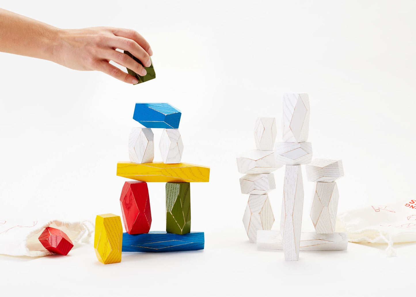 Areaware Balancing Blocks, Multi-Color, 6'X 2' X 1.5'