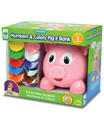 The Learning Journey Learn With Me - Numbers & Colors Pig E Bank - Color And Number Stem - Teaching Toddler Toys & Gifts For Boys & Girls Ages 2 Years And Up, Model Number: 208441