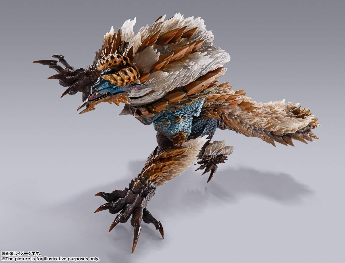 TAMASHII NATIONS - Monster Hunter World Iceborne - Zinogre, Bandai Spirits S.H.MonsterArts Action Figure