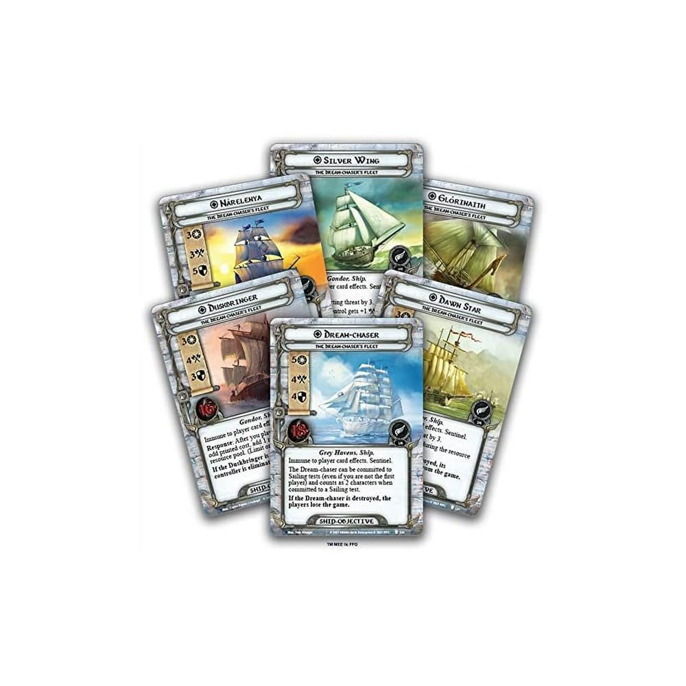 The Lord Of The Rings The Card Game The Dream-Chaser Campaign Expansion - Cooperative Adventure Game, Strategy Game, Ages 14+, 1