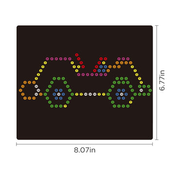 Refill Templates Transportation 20Pcs For Use With Creative Light Up Board,Kids Magic Light Screen Accessories Learning Toys Ages 4+