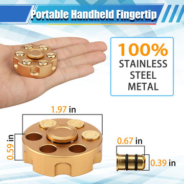 Alloy Metal Fidget Spinner Toy, Cool Handheld Fidgit Cube For Kids Adults, Christmas Party Supplies Gifts Rewards For Classroom Office