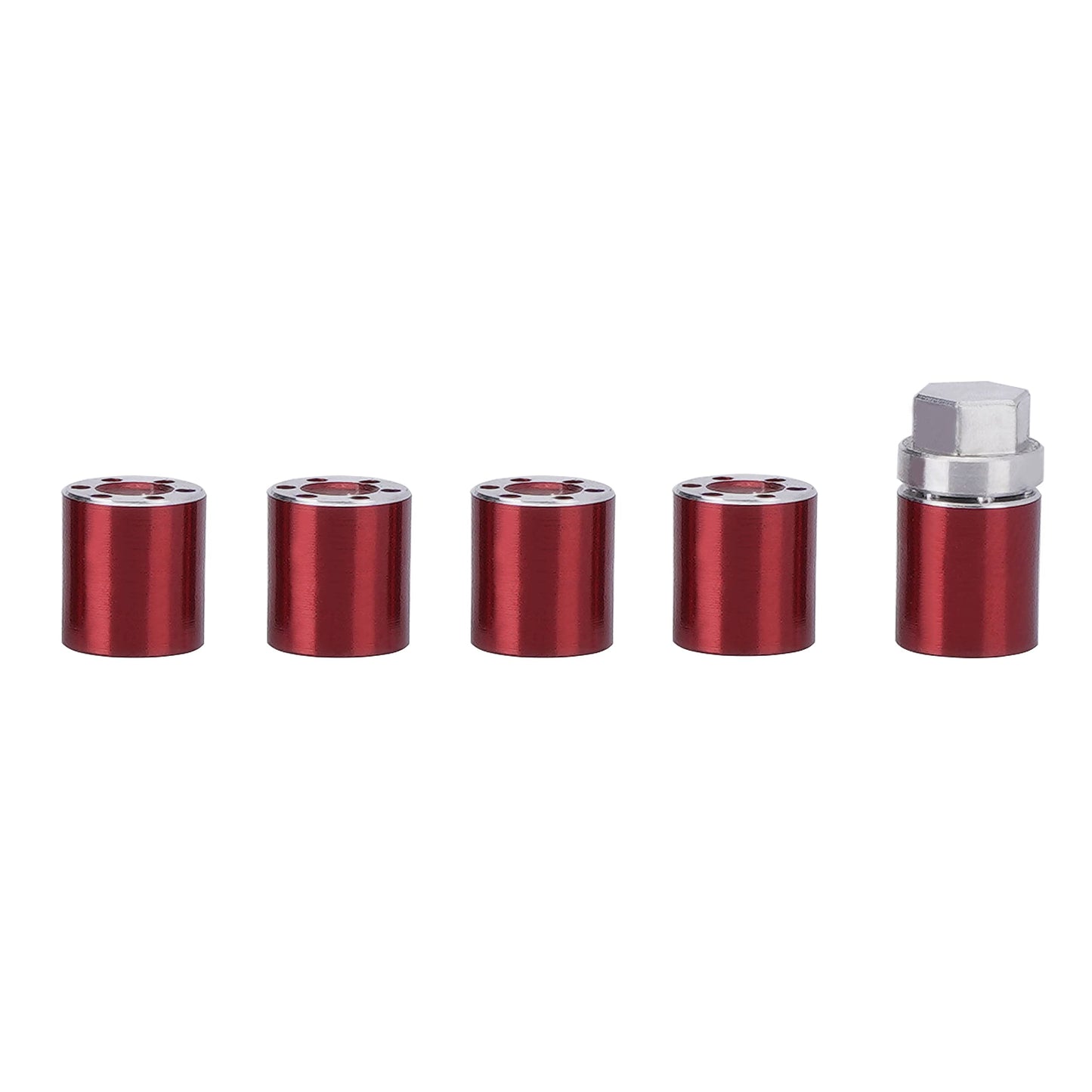DJX 4PCS Aluminum M2 Center Lock Nut Metal Wheel Caps Lug Nuts for Axial SCX24 AXI90081 AXI00004 Jeep C10 Upgrades 1/24 RC Crawl