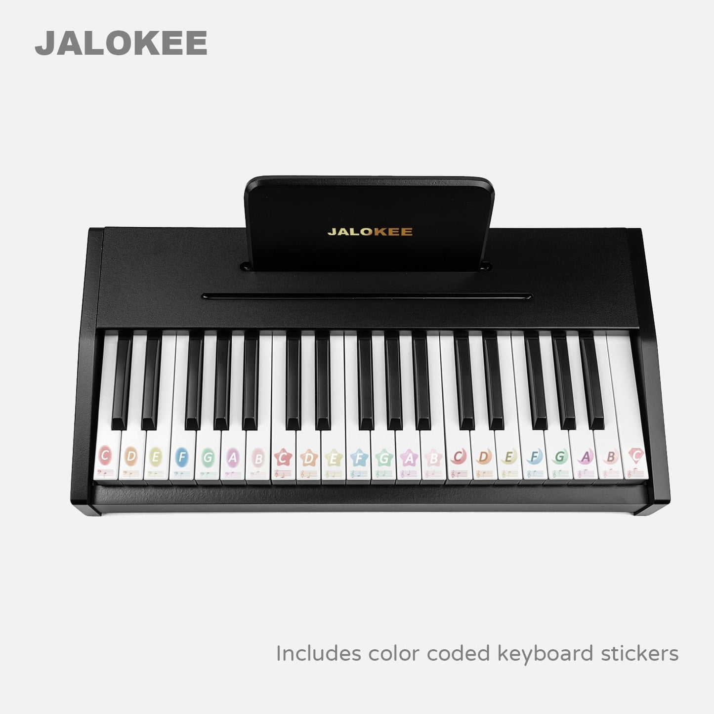 Jalokee Kids Piano Keyboard, 37 Keys Digital Piano For Kids, Music Educational Instrument Toy, Wood Piano For 3+ Girls And Boys