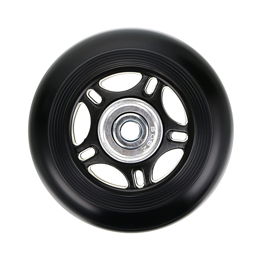 Ownmy 70Mm X 24Mm Luggage Suitcase Replacement Wheels, Rubber Swivel Caster Wheels Bearings Repair Kits, A Set Of 2