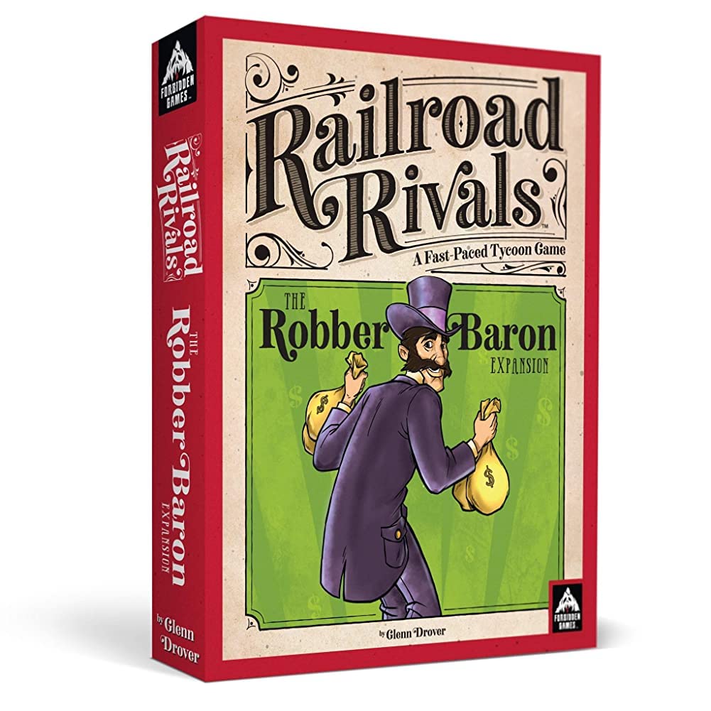 Forbidden Games Frb1106 Robber Baron Expansion Railroad Rivals Board Game