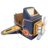 SAFIGLE Children Wearable Cardboard Plane: Airplane Costume for Kids DIY Paper Aircraft with Rotating Fan - Cardboard Car Fun Ou
