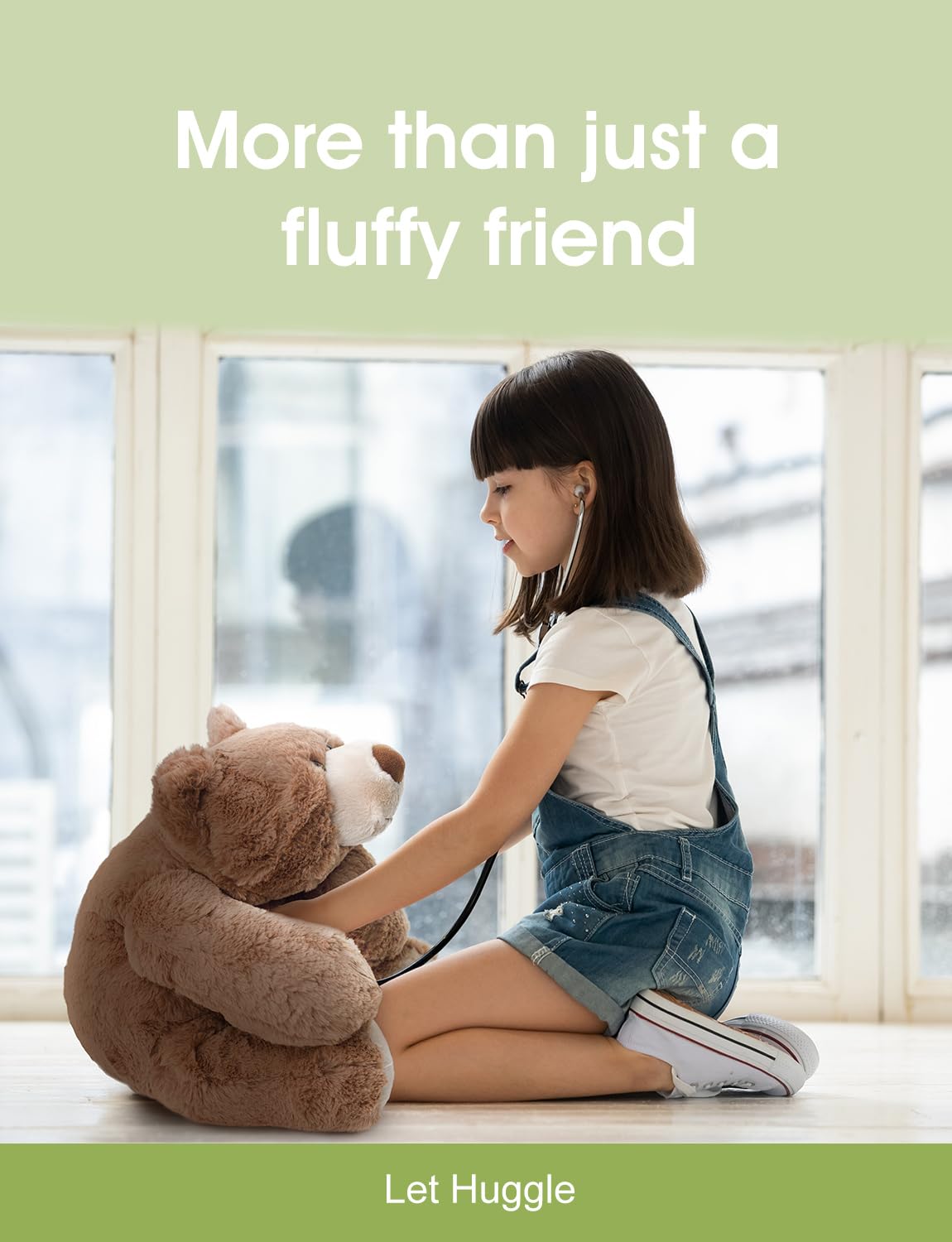 Weighted Plush Stuffed Animals,Microwavable Brown Bear Heated Stuffed Animal Heating Pads For Adults & Kids, Plush For Stress Re