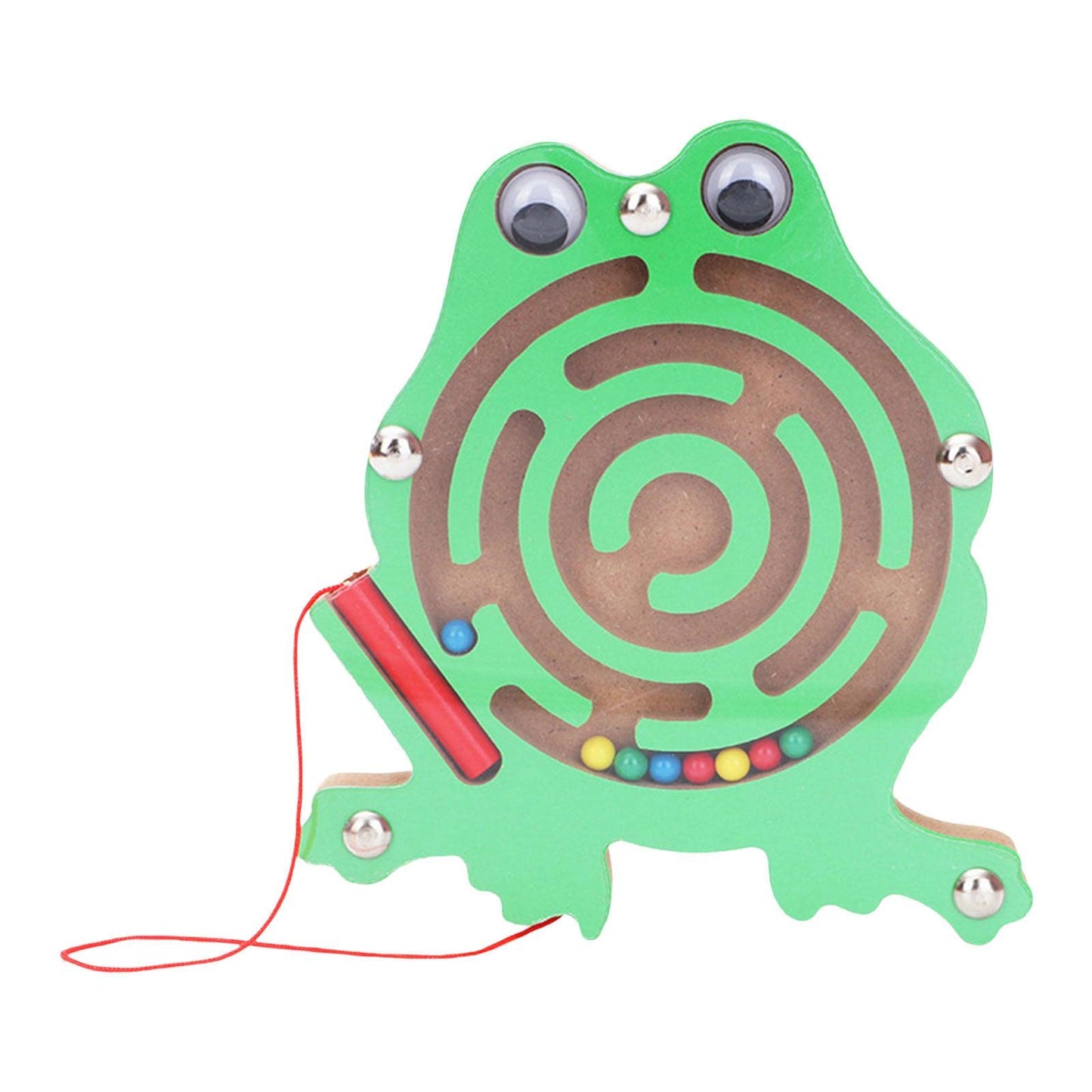 Loom Tree Wood Magnetic Maze Toy Travel Toy For Children Girls Little Frog | Toys For Baby | Developmental Baby Toys