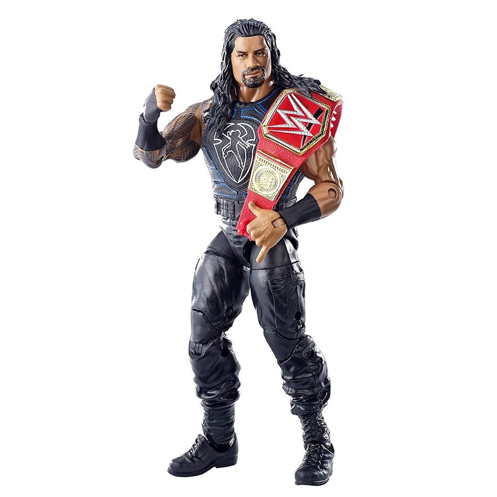 Wwe Roman Reigns Elite Collection Deluxe Action Figure With Realistic Facial Detailing, Iconic Ring Gear & Accessories