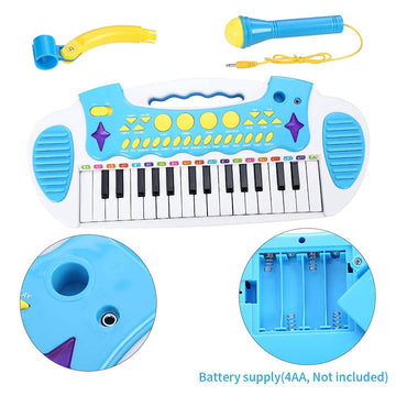 Love&Mini Piano Toy Keyboard for Kids - Baby Girls Toys with 31 Keys and Microphone Musical Instrument Birthday Gift for 3+ Year